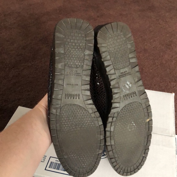 Stuart Weitzman Crocodile-Embossed Platform Loafer Sz.10 - Picture 5 of 5